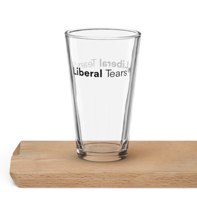 Liberal Tears - Shaker pint glass